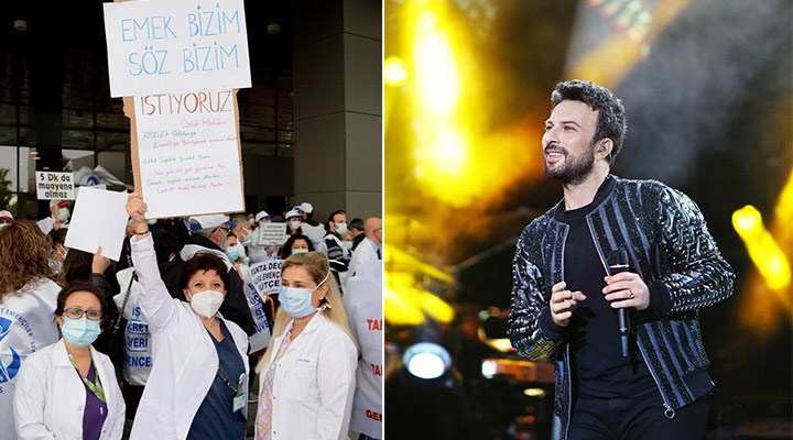 Tarkan’dan sağlık emekçilerine destek: Yanınızdayım