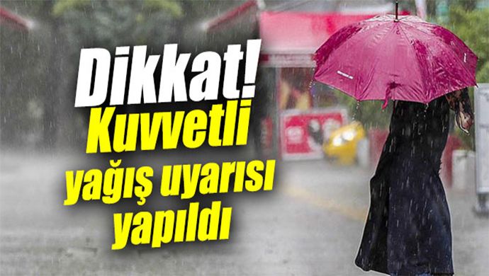 Meteoroloji’den fırtına ve kuvvetli yağış uyarısı