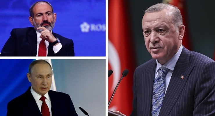 Erdoğan, Paşinyan’la ‘normalleşme’yi, Putin’le ‘savaş’ı görüştü