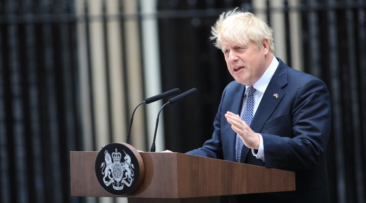 İngiltere Başbakanı Boris Johnson istifa etti