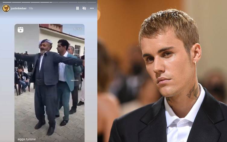 Dünyaca ünlü şarkıcı Justin Bieber’den Sofi Ömer’li halay paylaşımı!