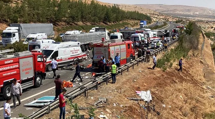 Antep’teki kazadaki ilk tespitler: 130 km hız, 307 metre fren izi