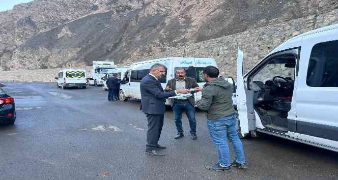 Hakkâri’de öğrenci servisleri denetlendi