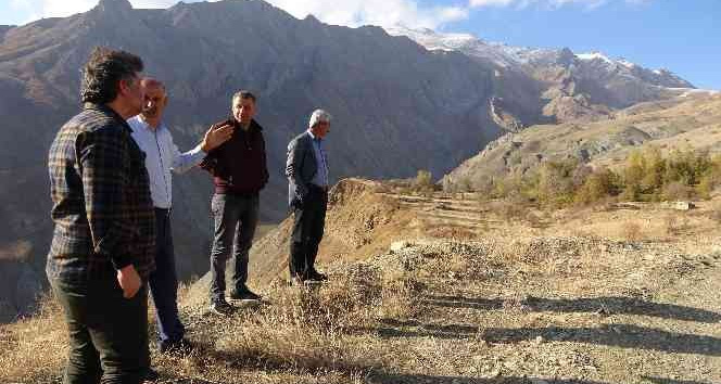 Sınır köylerinde seracılık faaliyetleri için inceleme yapıldı