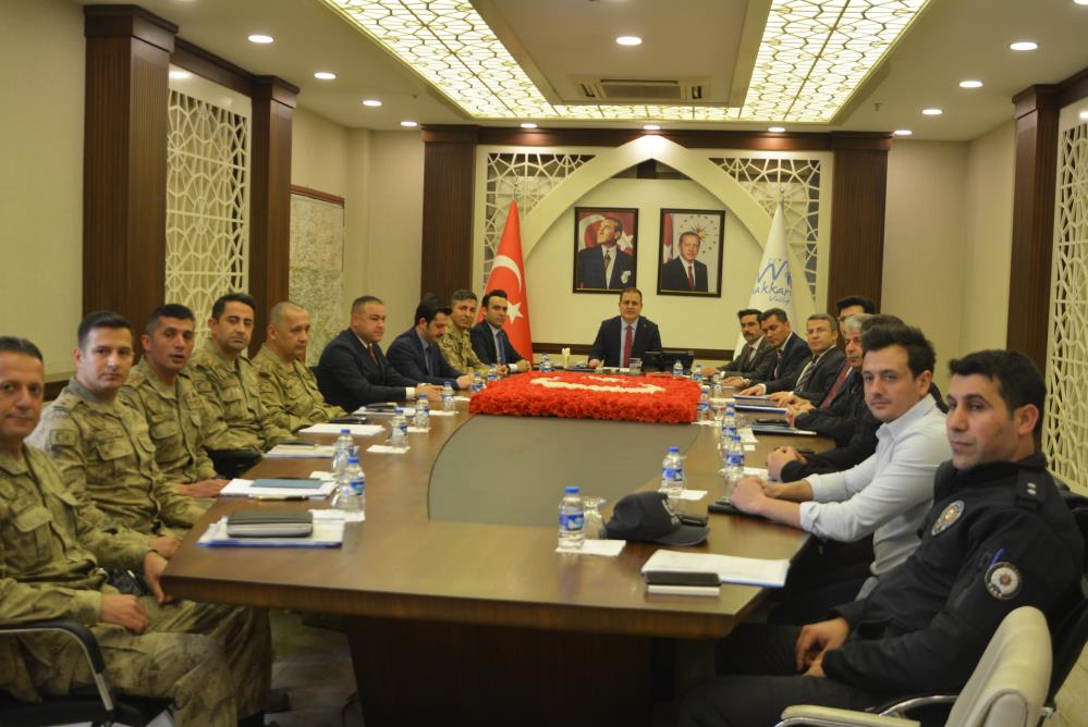 Hakkari’de seçim güvenliği toplantısı yapıldı