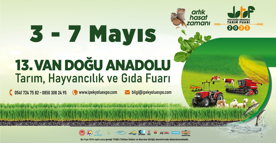 Van İpekyolu Expo Fuar ve Kongre Merkezi tarım fuarına hazırlanıyor