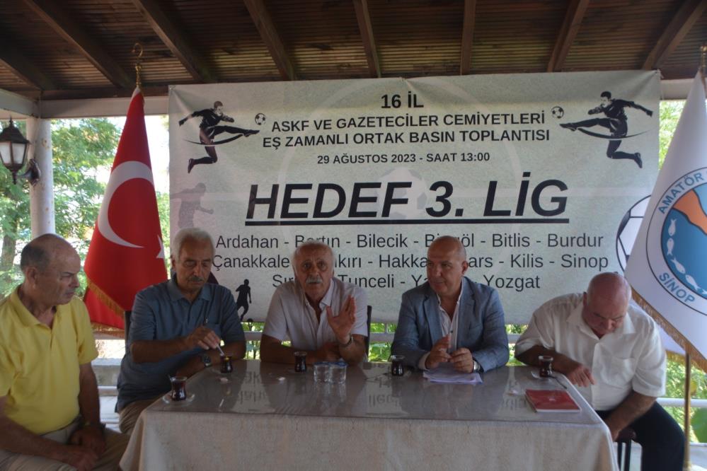 Sinop’ta ‘hedef 3. Lig’ kampanyası