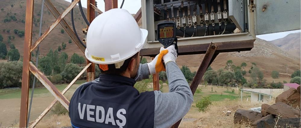 VEDAŞ’tan termal kamerayla bakım onarım çalışması