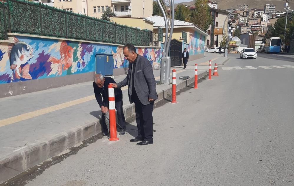 Hakkari Belediyesi duba çalışması başlattı