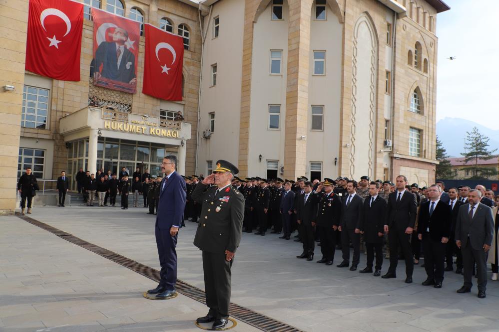 Hakkari’de 10 Kasım Atatürk’ü anma programı