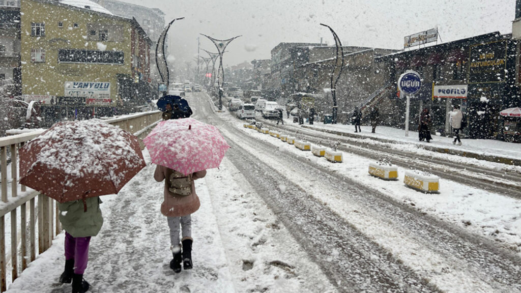 Hakkari il genelinde okullar tatil edildi