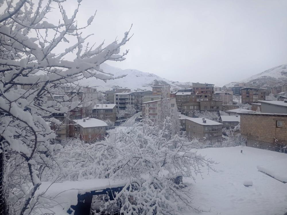 Hakkari kar hapsinde: 284 yerleşim yerinin yolu kapandı