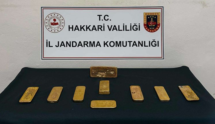 Derecik’te 14 kilo 700 gram kaçak külçe altın ele geçirildi