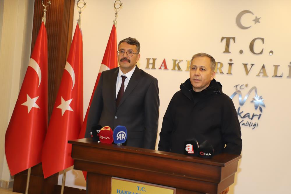 İçişleri Bakanı Yerlikaya, Hakkari’de