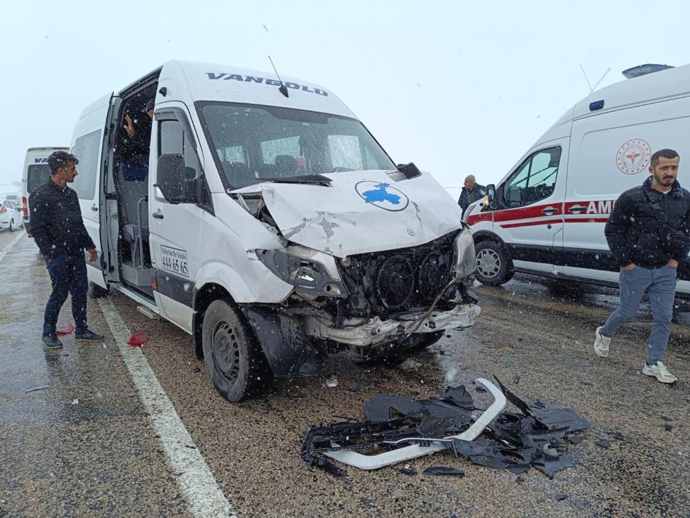 Van’da trafik kazası: 1 yaralı