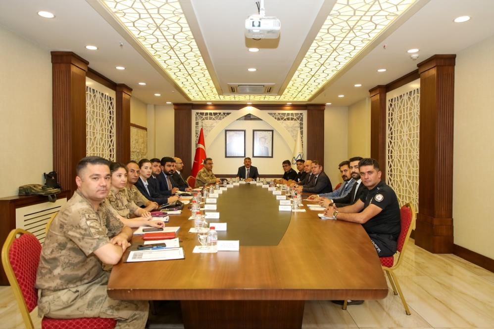 Hakkari’de asayiş olayları değerlendirildi