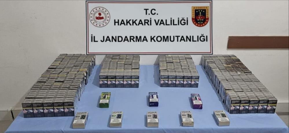 Hakkari’de gümrük kaçakçılığı operasyonu